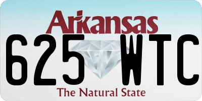 AR license plate 625WTC