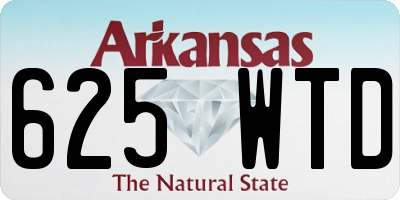 AR license plate 625WTD