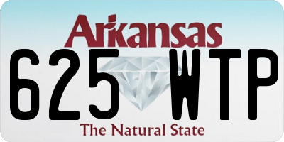 AR license plate 625WTP