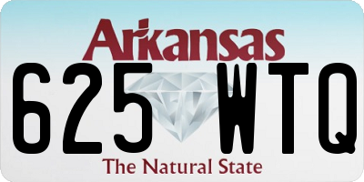 AR license plate 625WTQ