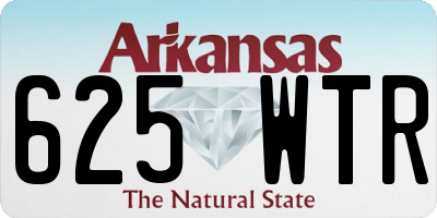 AR license plate 625WTR