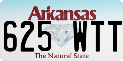 AR license plate 625WTT
