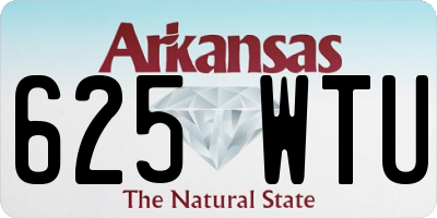 AR license plate 625WTU