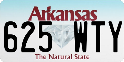 AR license plate 625WTY