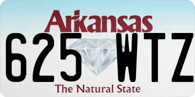 AR license plate 625WTZ