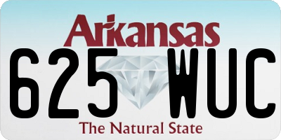 AR license plate 625WUC