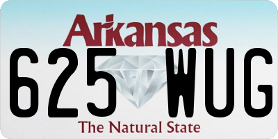 AR license plate 625WUG