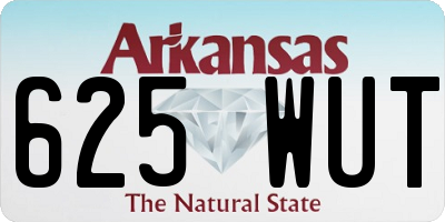 AR license plate 625WUT