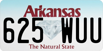 AR license plate 625WUU