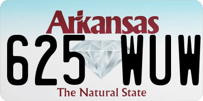 AR license plate 625WUW