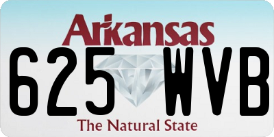AR license plate 625WVB