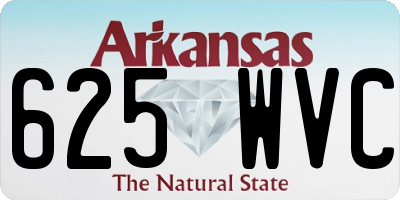 AR license plate 625WVC