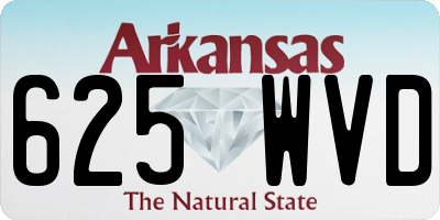 AR license plate 625WVD