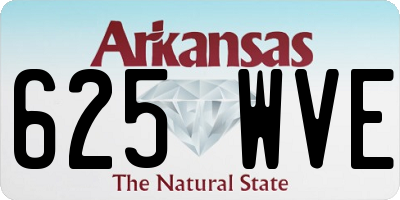 AR license plate 625WVE