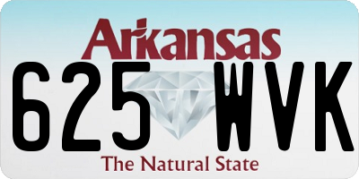AR license plate 625WVK
