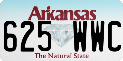 AR license plate 625WWC