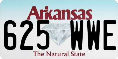 AR license plate 625WWE