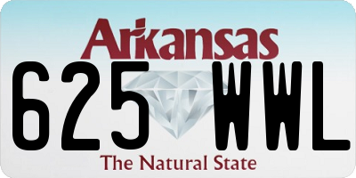 AR license plate 625WWL