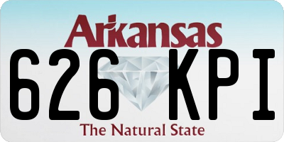 AR license plate 626KPI