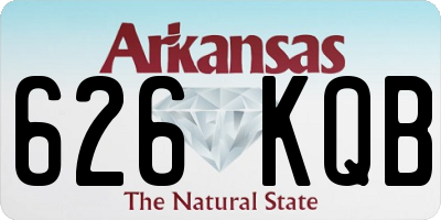 AR license plate 626KQB