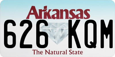 AR license plate 626KQM