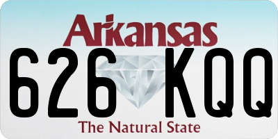 AR license plate 626KQQ
