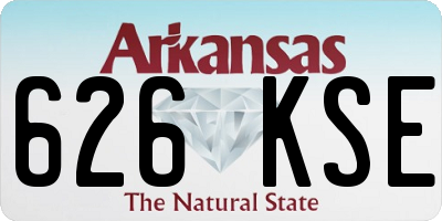AR license plate 626KSE