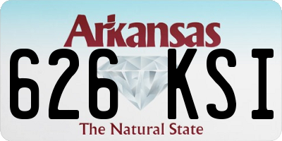 AR license plate 626KSI