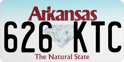 AR license plate 626KTC