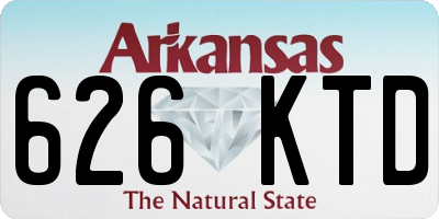 AR license plate 626KTD