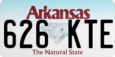 AR license plate 626KTE