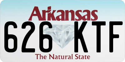 AR license plate 626KTF