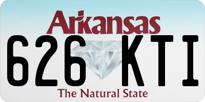 AR license plate 626KTI