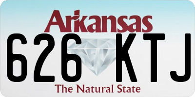 AR license plate 626KTJ