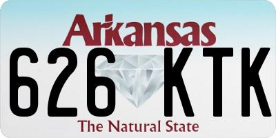 AR license plate 626KTK