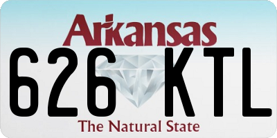 AR license plate 626KTL