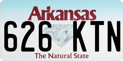 AR license plate 626KTN