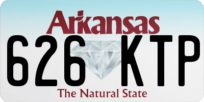 AR license plate 626KTP