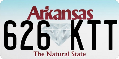 AR license plate 626KTT