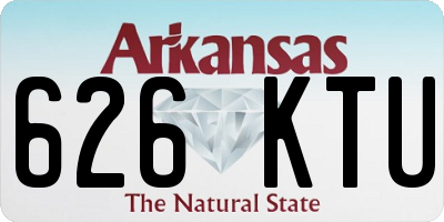 AR license plate 626KTU