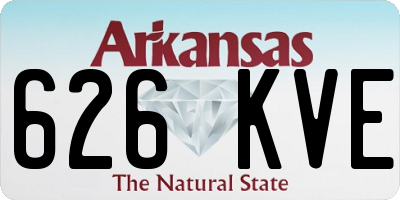 AR license plate 626KVE