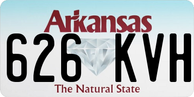 AR license plate 626KVH