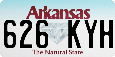 AR license plate 626KYH