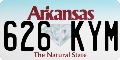 AR license plate 626KYM