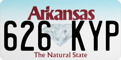 AR license plate 626KYP