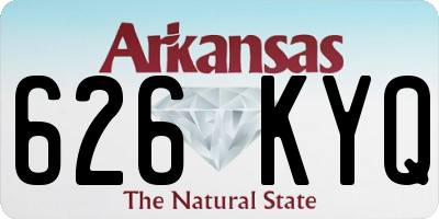 AR license plate 626KYQ
