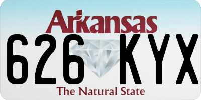 AR license plate 626KYX