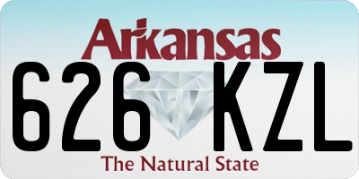 AR license plate 626KZL