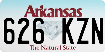 AR license plate 626KZN