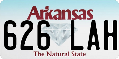 AR license plate 626LAH